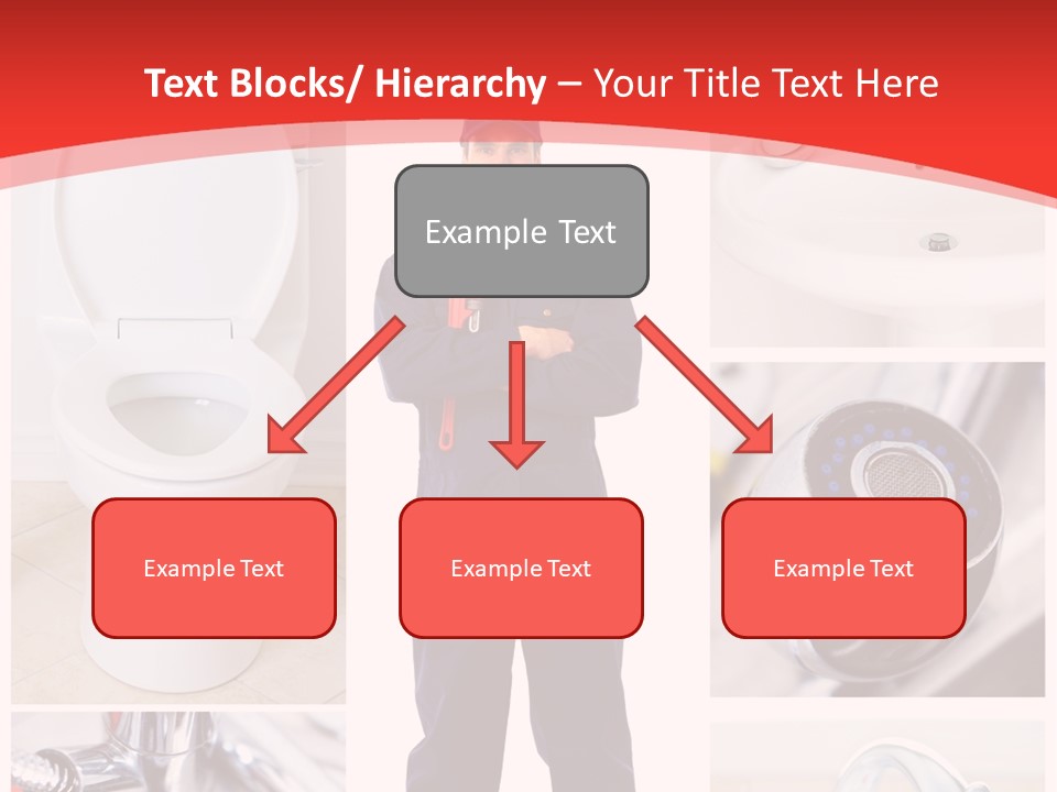 Drain Repairman Equipment PowerPoint Template