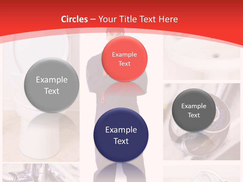 Drain Repairman Equipment PowerPoint Template