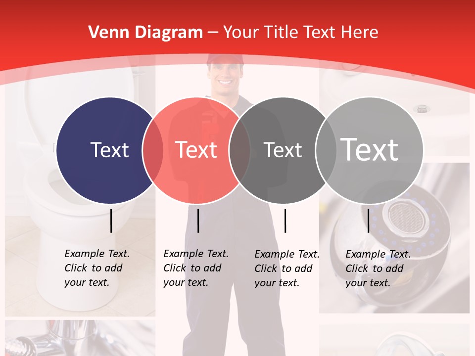 Drain Repairman Equipment PowerPoint Template
