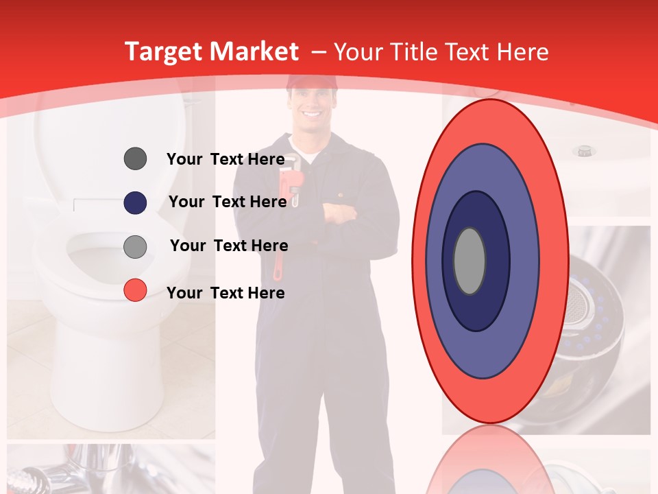 Drain Repairman Equipment PowerPoint Template