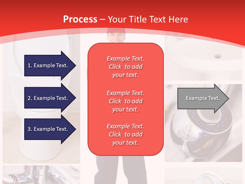 Drain Repairman Equipment PowerPoint Template