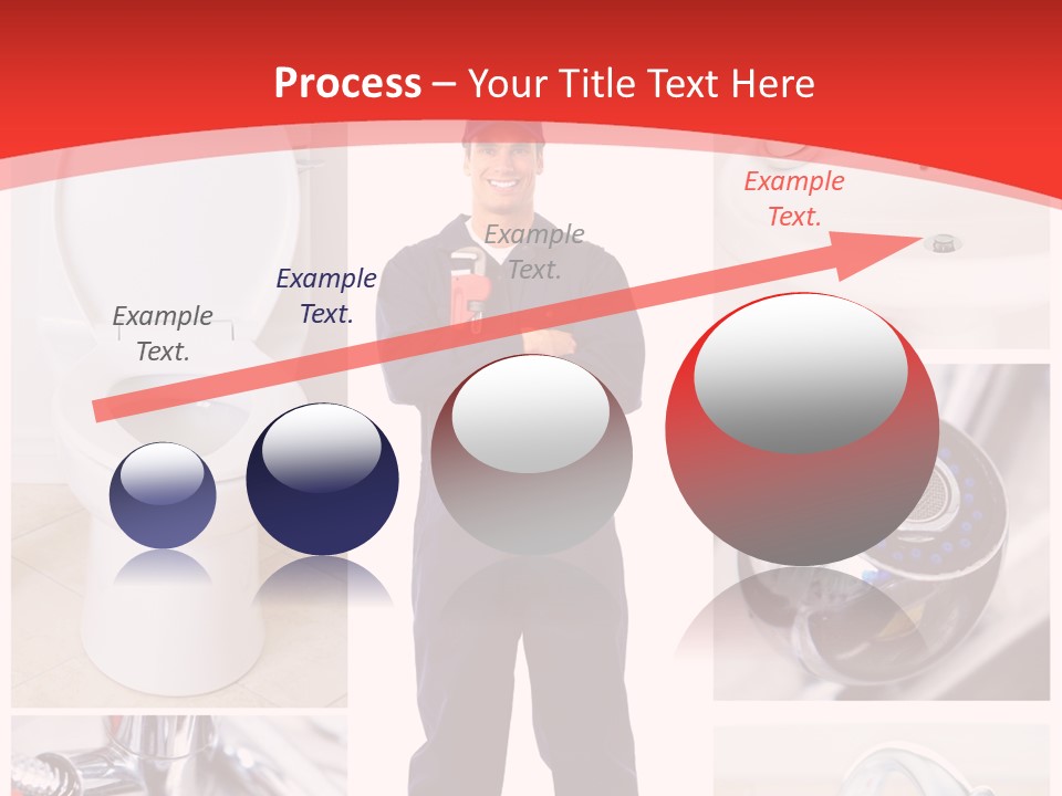 Drain Repairman Equipment PowerPoint Template