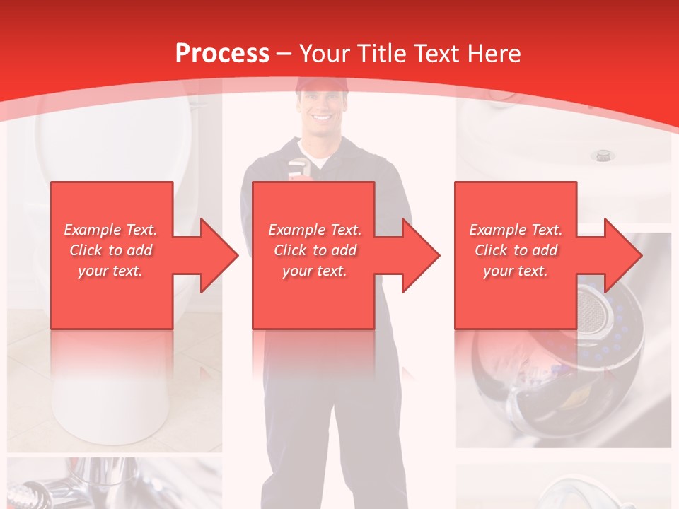 Drain Repairman Equipment PowerPoint Template