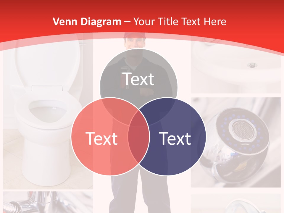Drain Repairman Equipment PowerPoint Template