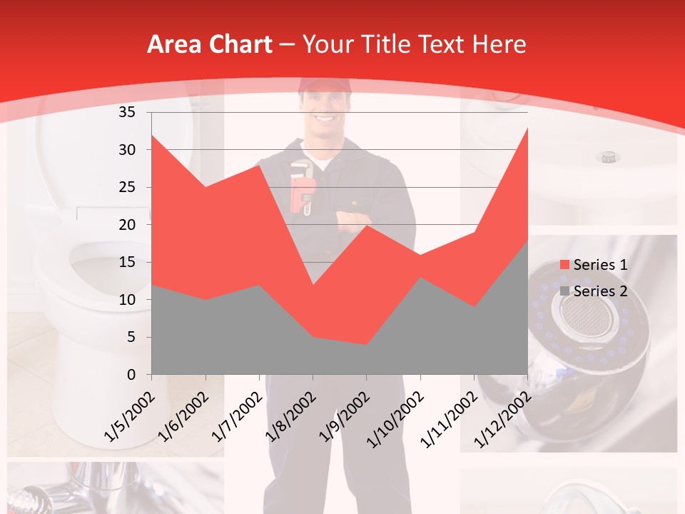 Drain Repairman Equipment PowerPoint Template