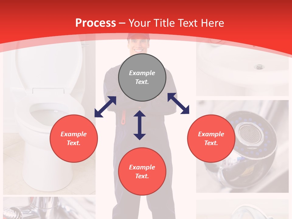 Drain Repairman Equipment PowerPoint Template