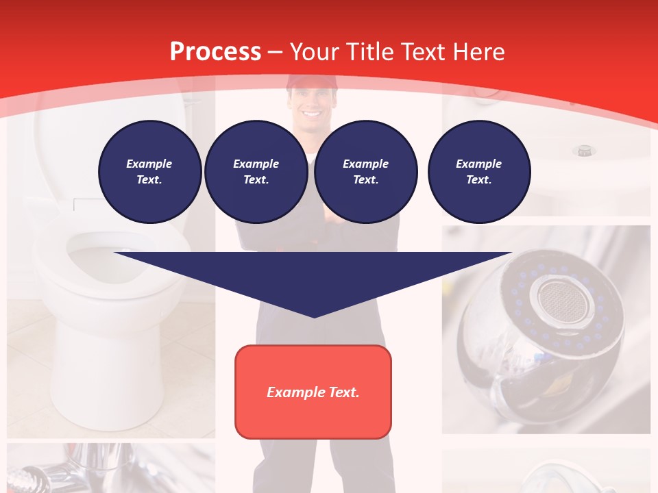 Drain Repairman Equipment PowerPoint Template