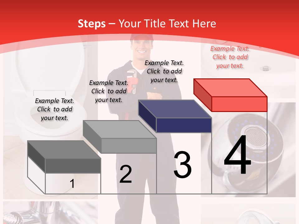 Drain Repairman Equipment PowerPoint Template