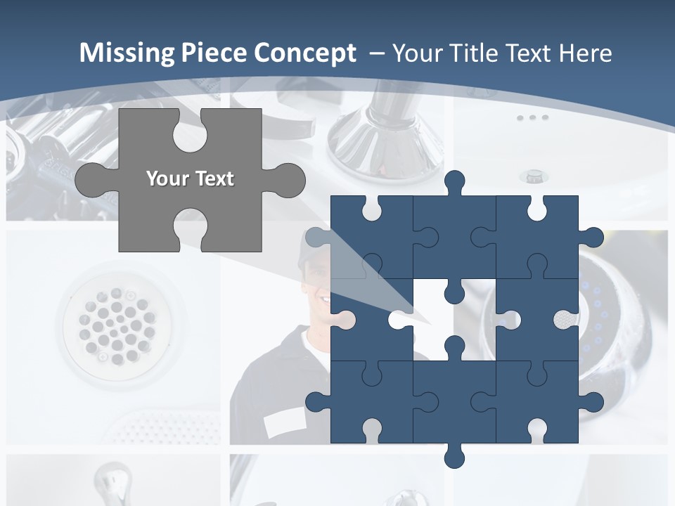 Industrial Installing Person PowerPoint Template