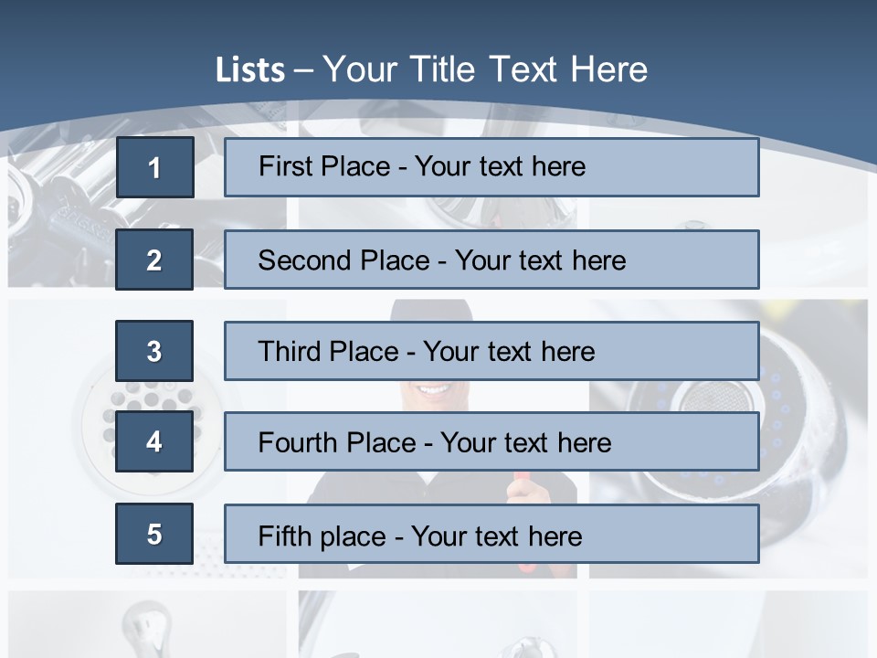 Industrial Installing Person PowerPoint Template