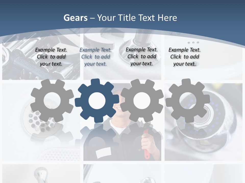 Industrial Installing Person PowerPoint Template