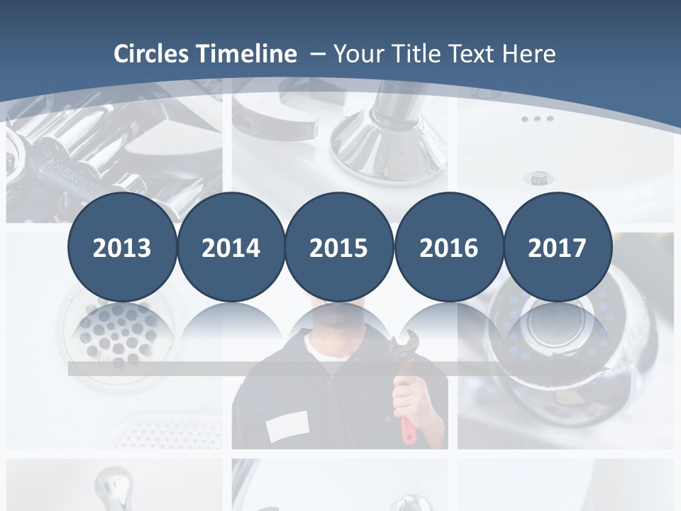 Industrial Installing Person PowerPoint Template