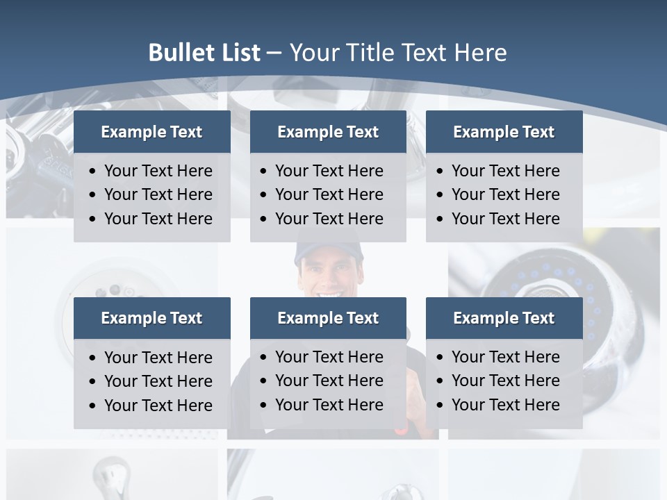 Industrial Installing Person PowerPoint Template