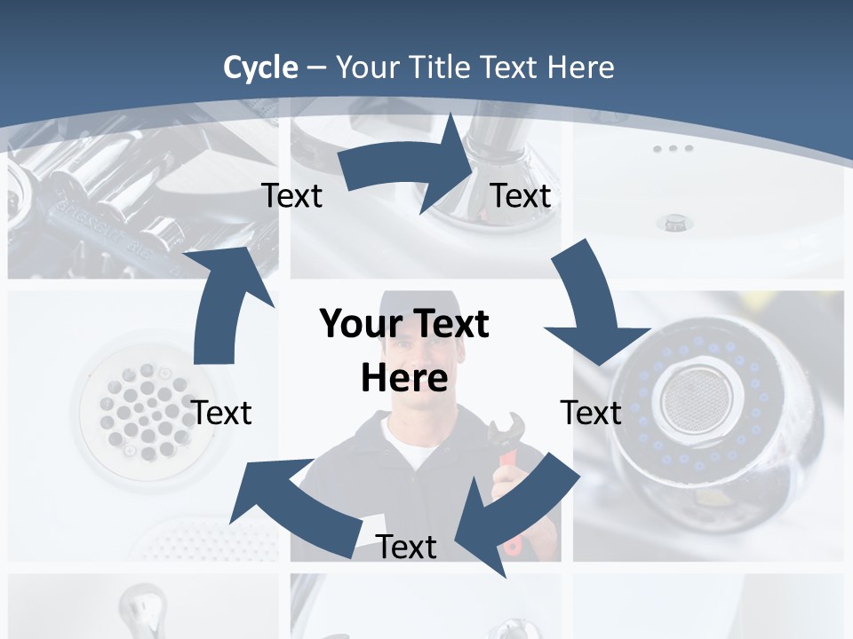 Industrial Installing Person PowerPoint Template