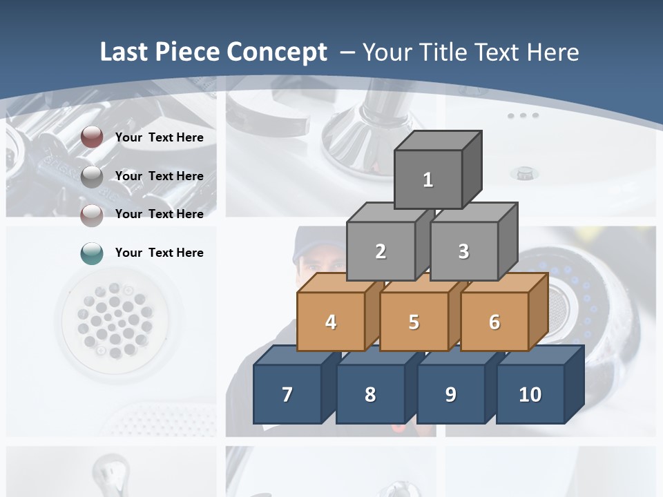 Industrial Installing Person PowerPoint Template