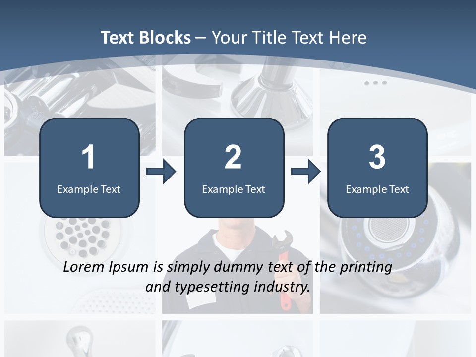 Industrial Installing Person PowerPoint Template