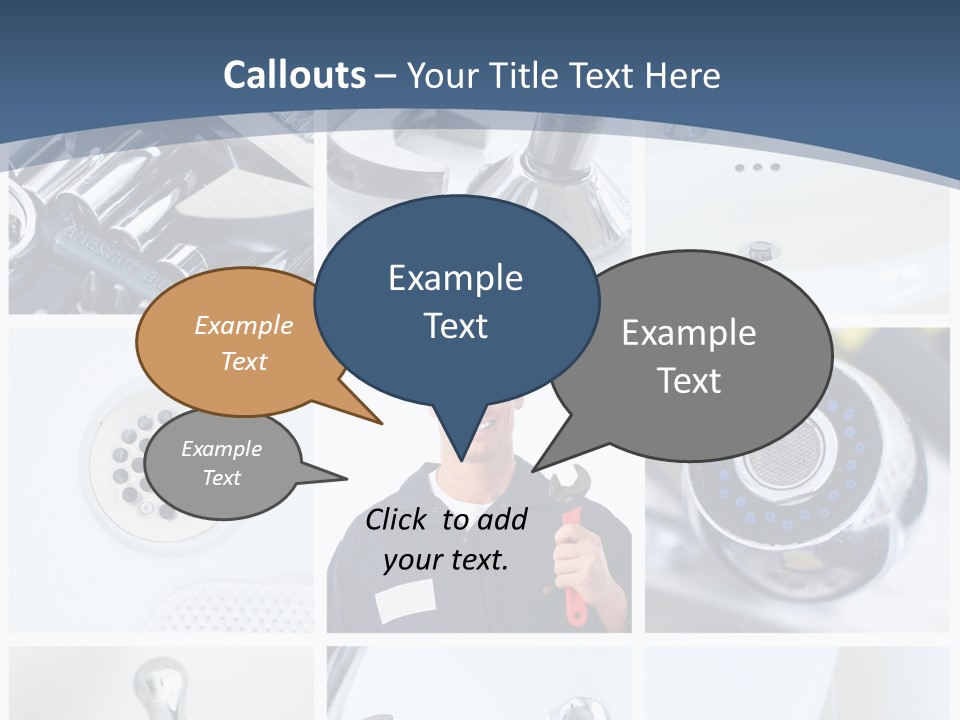 Industrial Installing Person PowerPoint Template