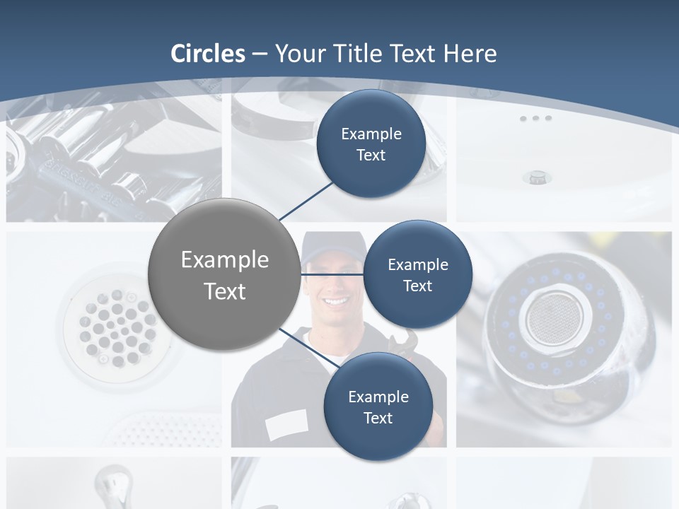 Industrial Installing Person PowerPoint Template