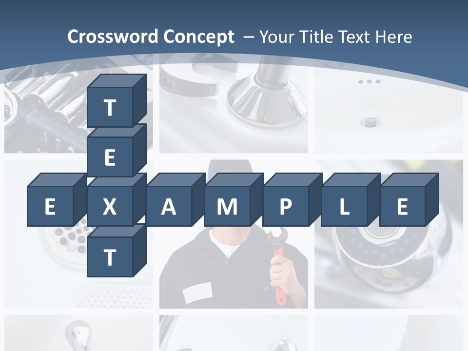 Industrial Installing Person PowerPoint Template