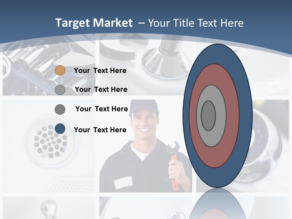 Industrial Installing Person PowerPoint Template