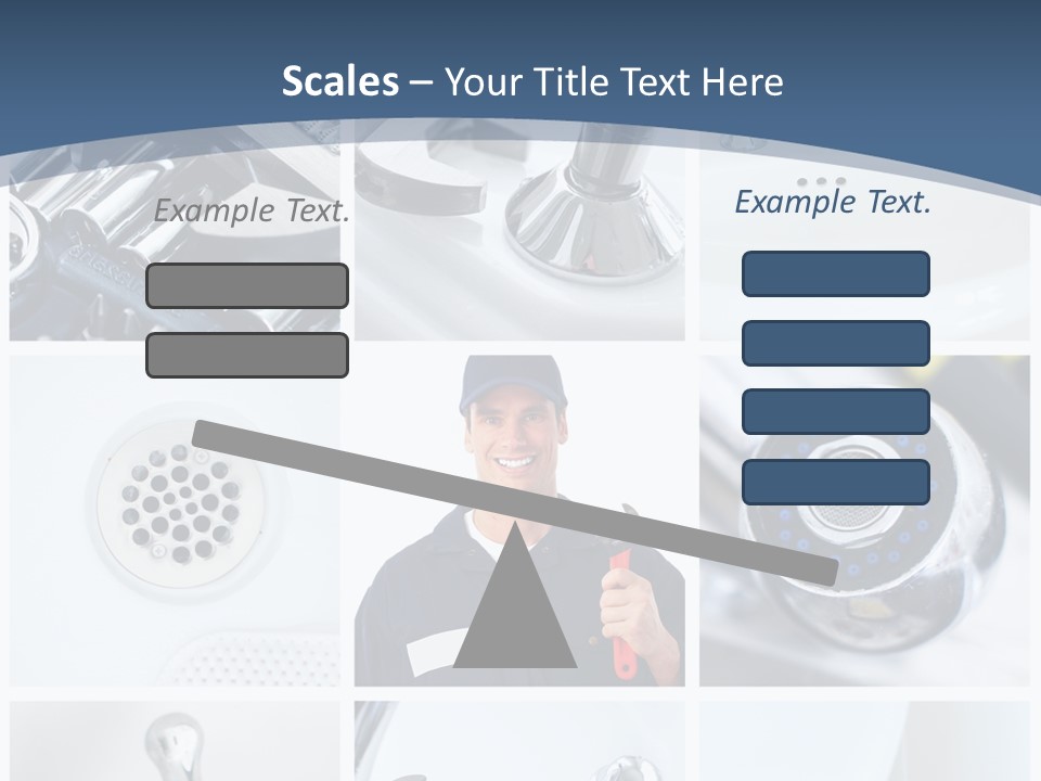 Industrial Installing Person PowerPoint Template