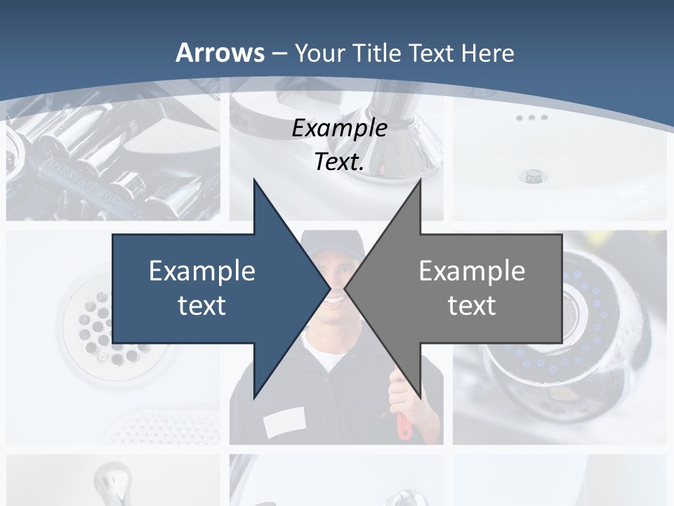 Industrial Installing Person PowerPoint Template