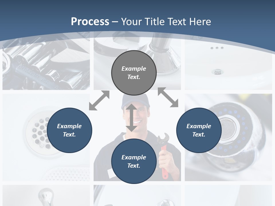 Industrial Installing Person PowerPoint Template