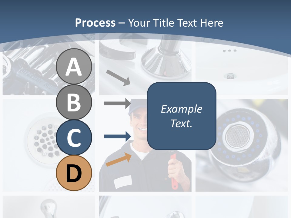 Industrial Installing Person PowerPoint Template