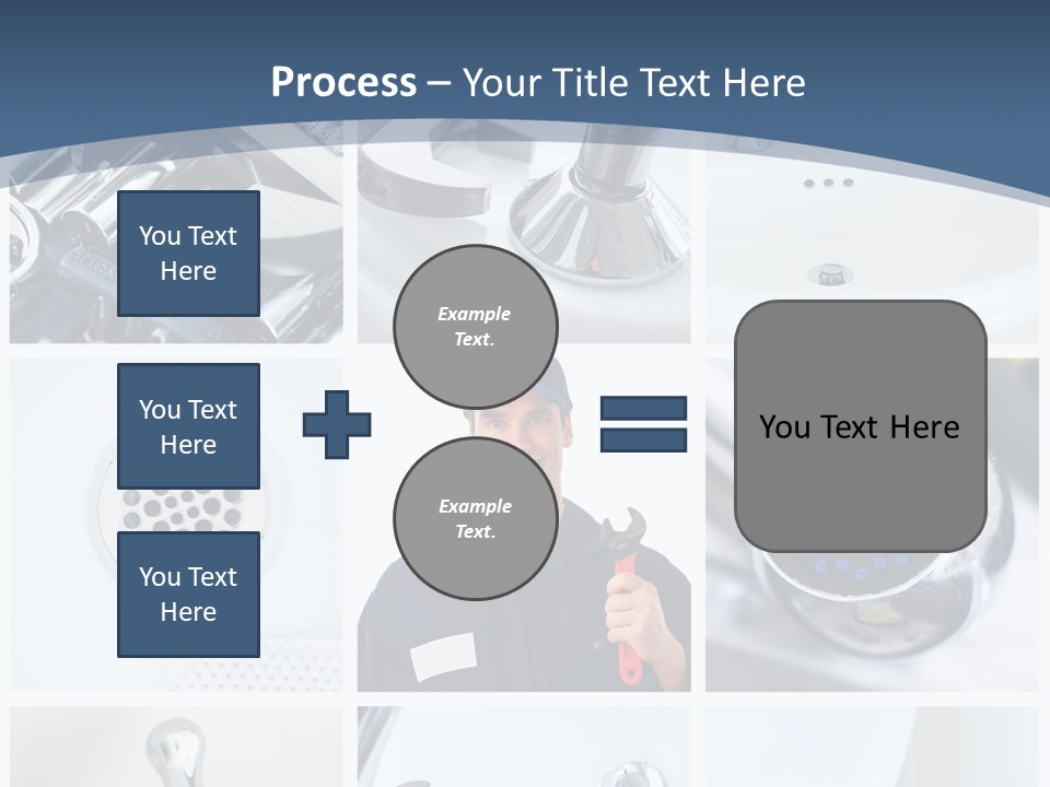 Industrial Installing Person PowerPoint Template