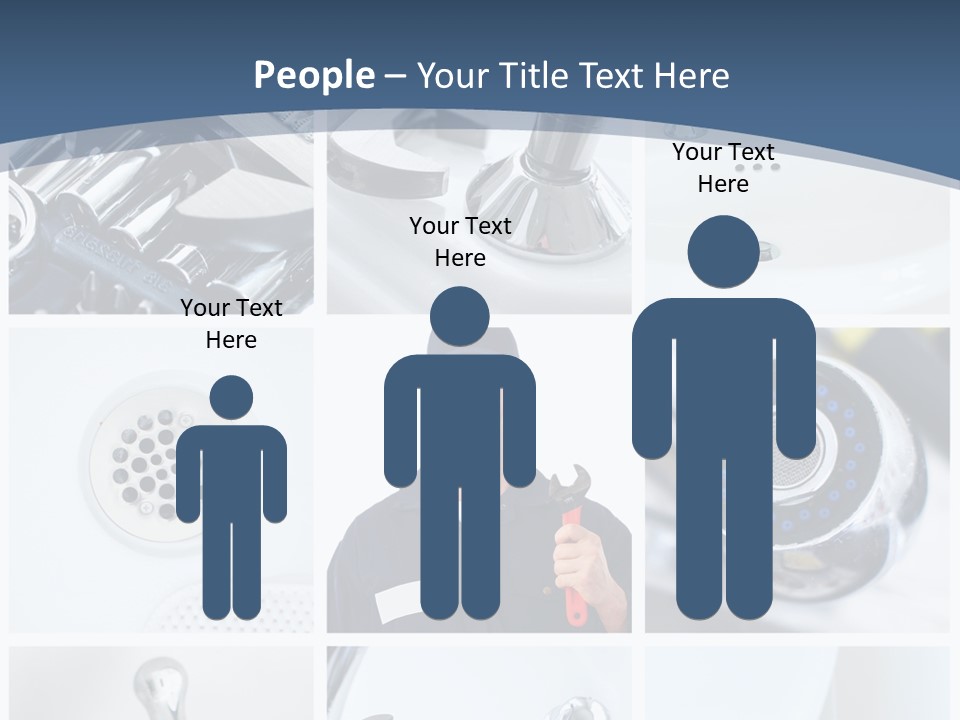 Industrial Installing Person PowerPoint Template