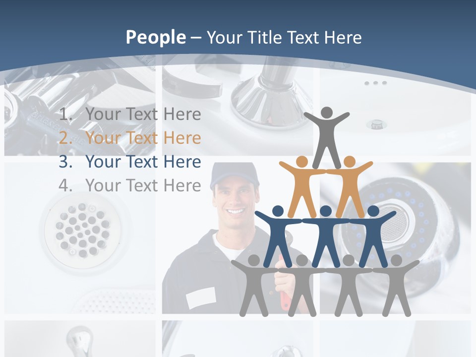 Industrial Installing Person PowerPoint Template