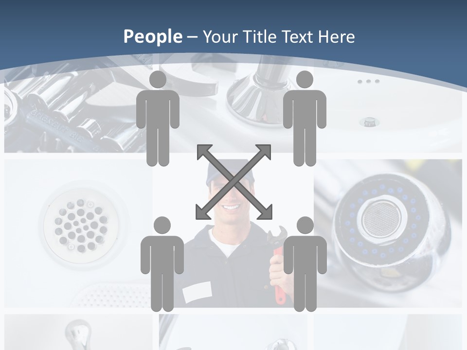 Industrial Installing Person PowerPoint Template