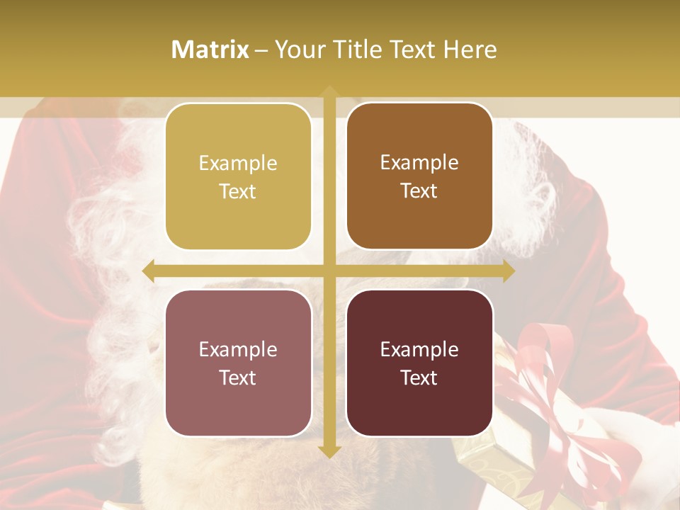 Box Winter Bunny PowerPoint Template