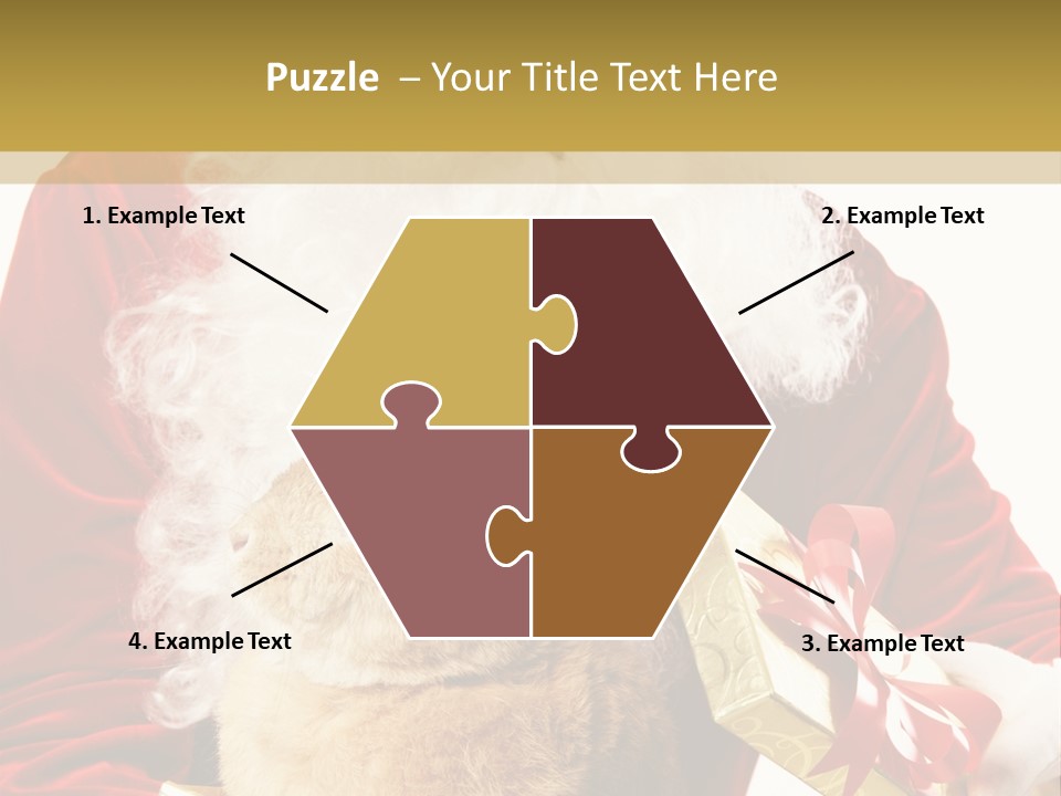 Box Winter Bunny PowerPoint Template