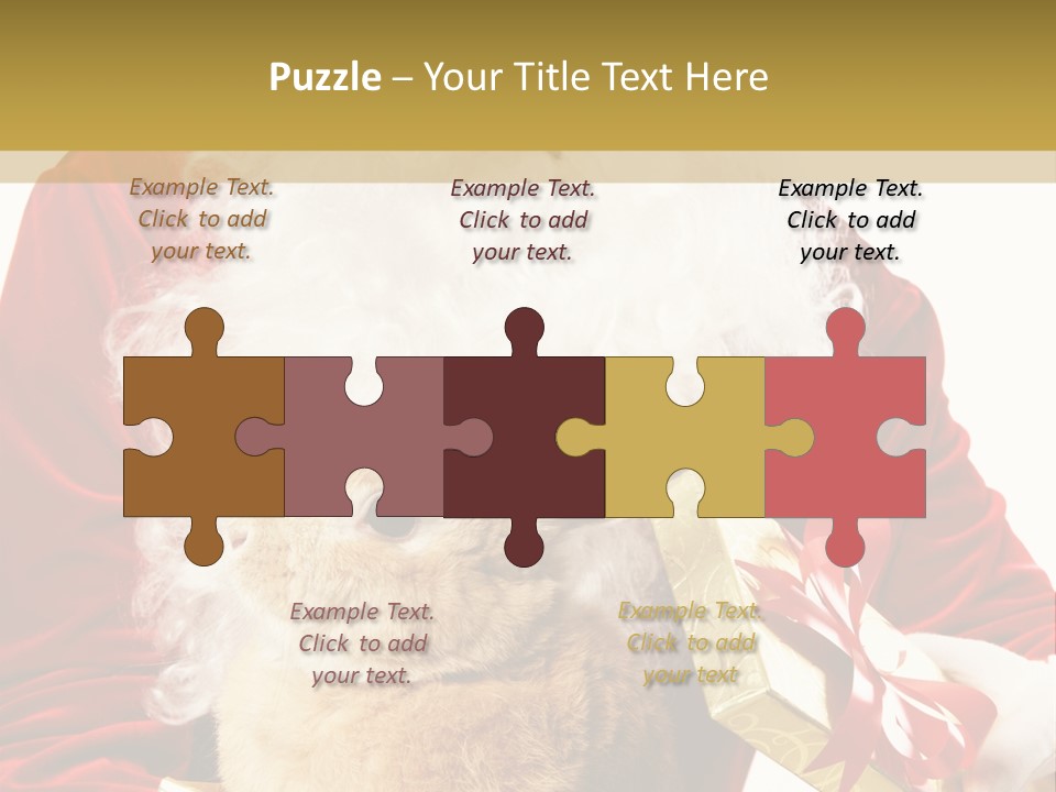 Box Winter Bunny PowerPoint Template