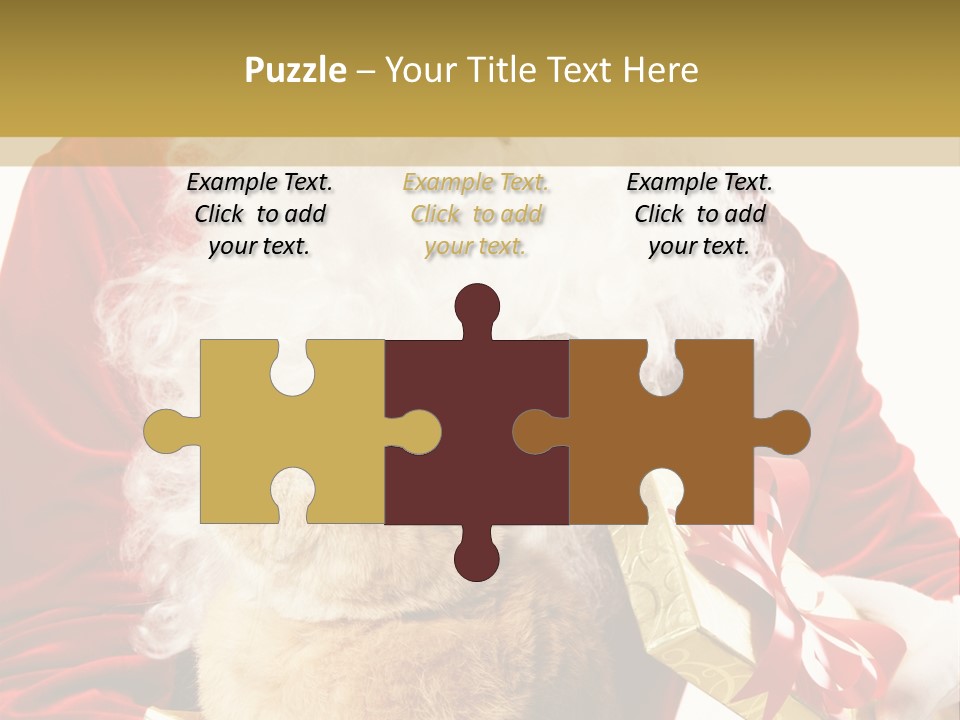 Box Winter Bunny PowerPoint Template