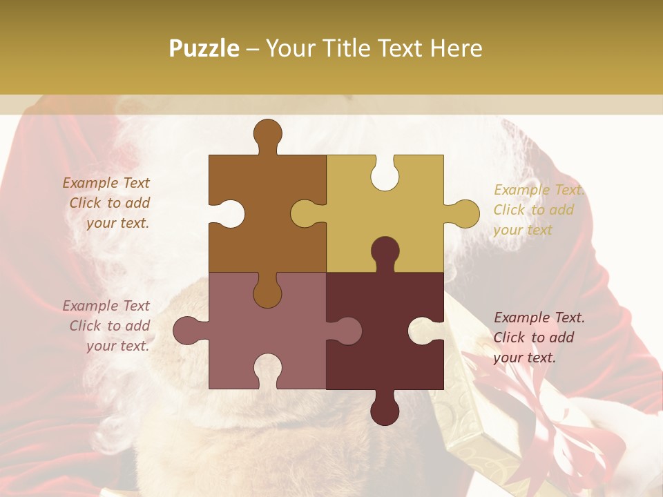 Box Winter Bunny PowerPoint Template