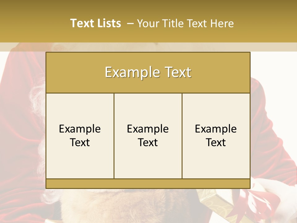 Box Winter Bunny PowerPoint Template