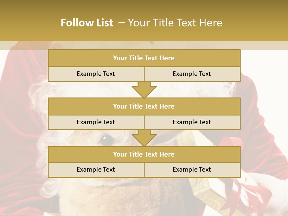 Box Winter Bunny PowerPoint Template