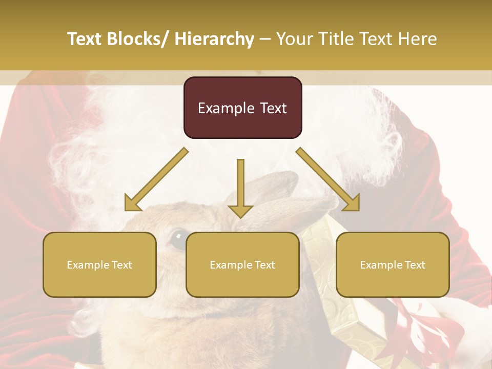 Box Winter Bunny PowerPoint Template
