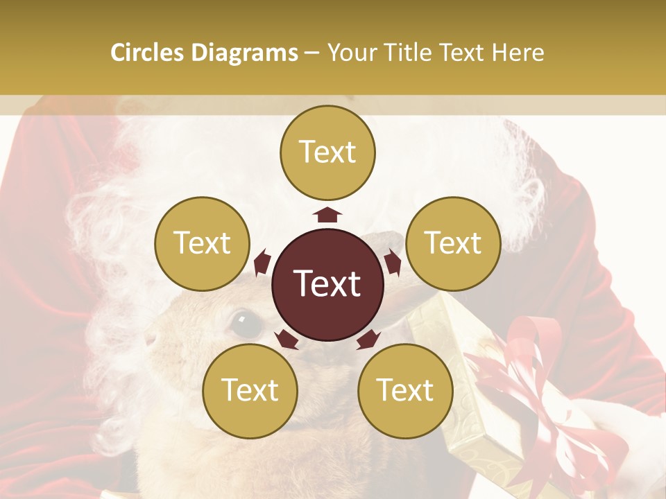 Box Winter Bunny PowerPoint Template