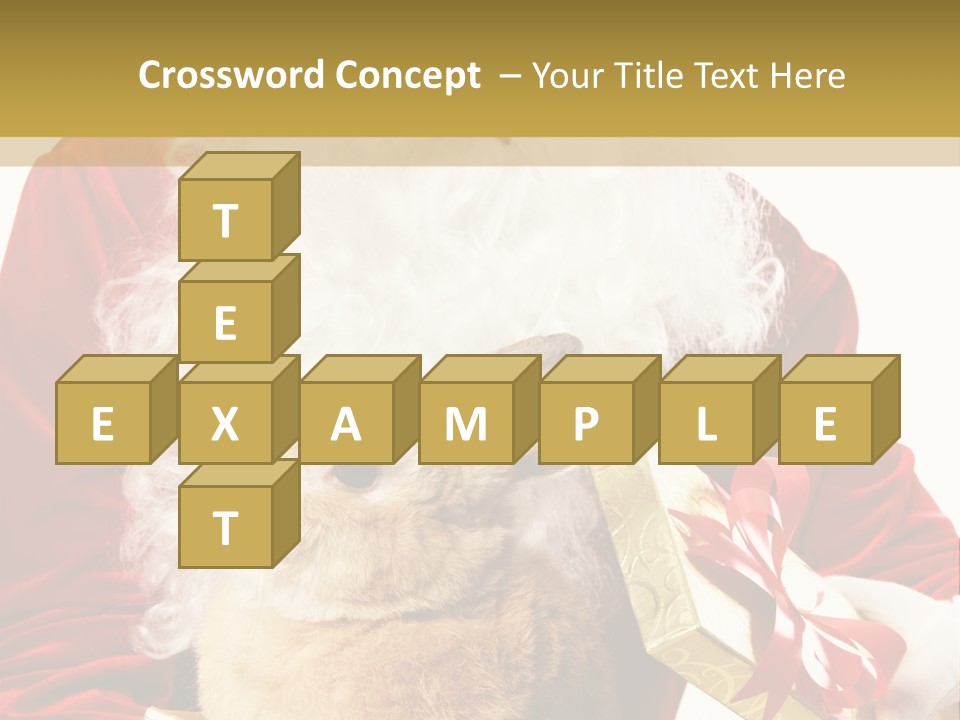 Box Winter Bunny PowerPoint Template