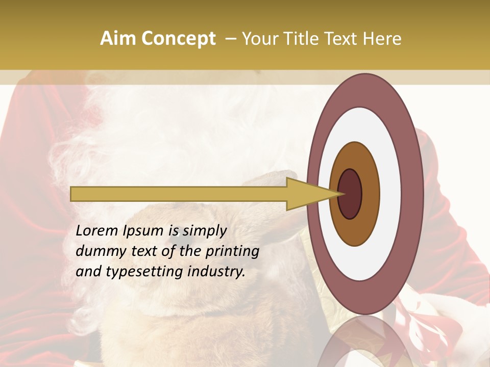 Box Winter Bunny PowerPoint Template