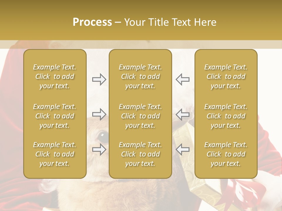 Box Winter Bunny PowerPoint Template