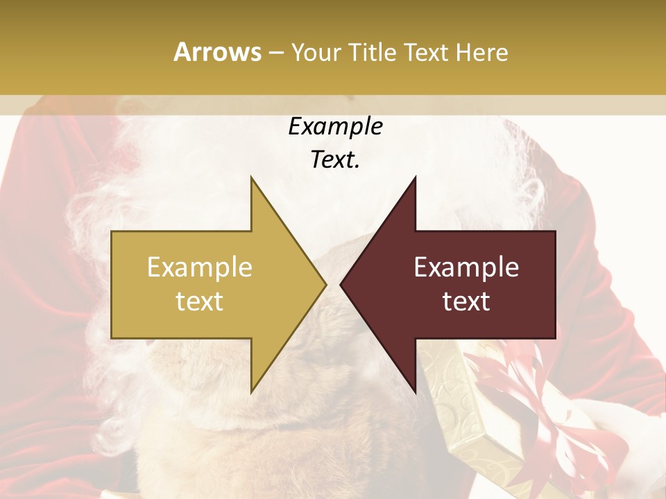 Box Winter Bunny PowerPoint Template