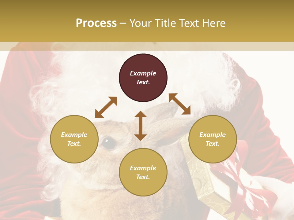 Box Winter Bunny PowerPoint Template