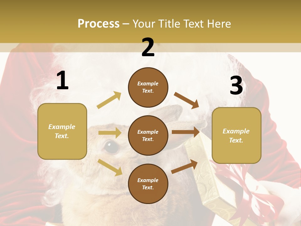 Box Winter Bunny PowerPoint Template