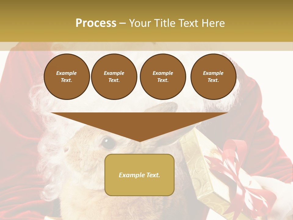 Box Winter Bunny PowerPoint Template