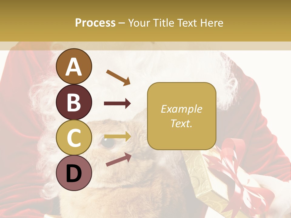 Box Winter Bunny PowerPoint Template