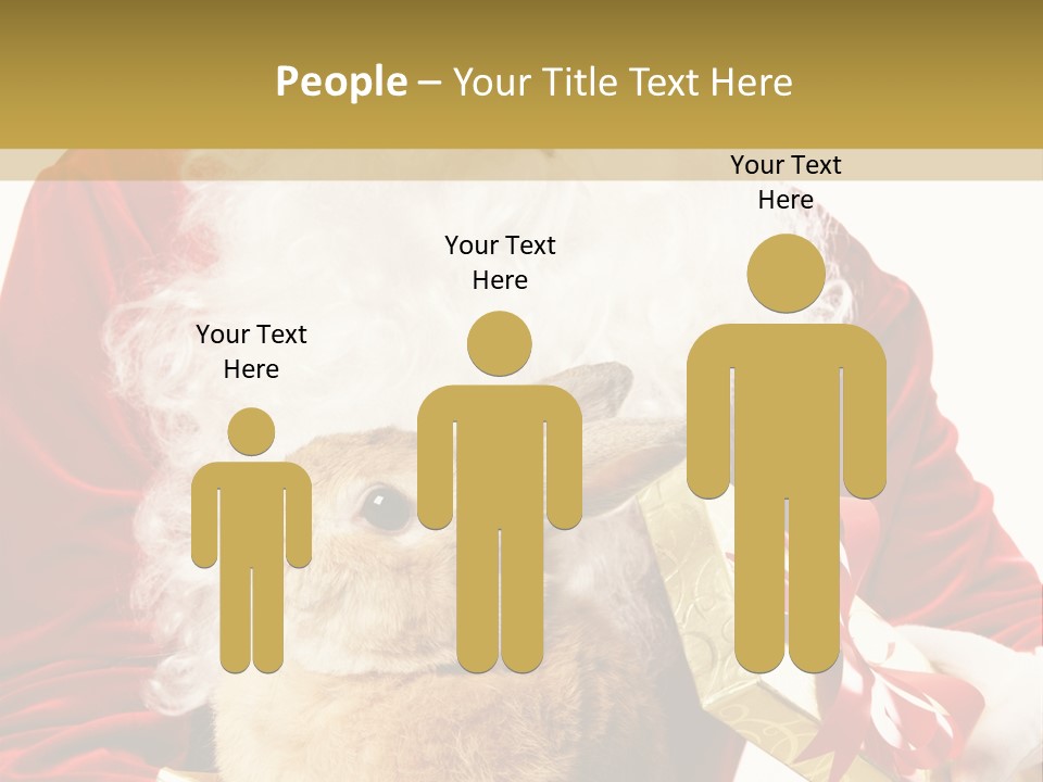 Box Winter Bunny PowerPoint Template